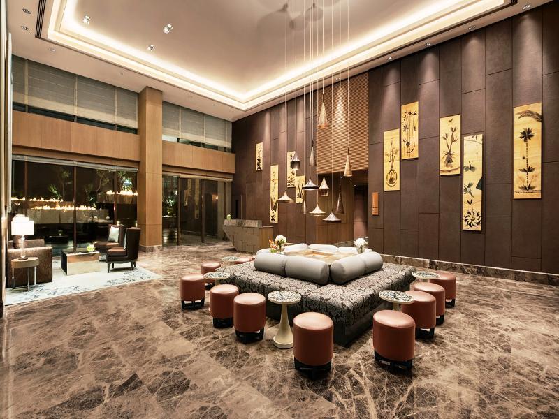 The Leela Ambience Convention Hotel Delhi Nowe Delhi Zewnętrze zdjęcie Lobby